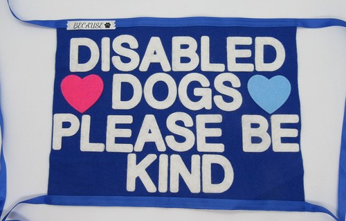 Sign stroller dog disabled - stroller,